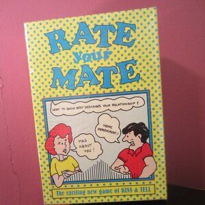 NIB/Rate Your Mate Game ~ Couples ~ Kiss and Tell ~ BRAND NEW, SEALED!